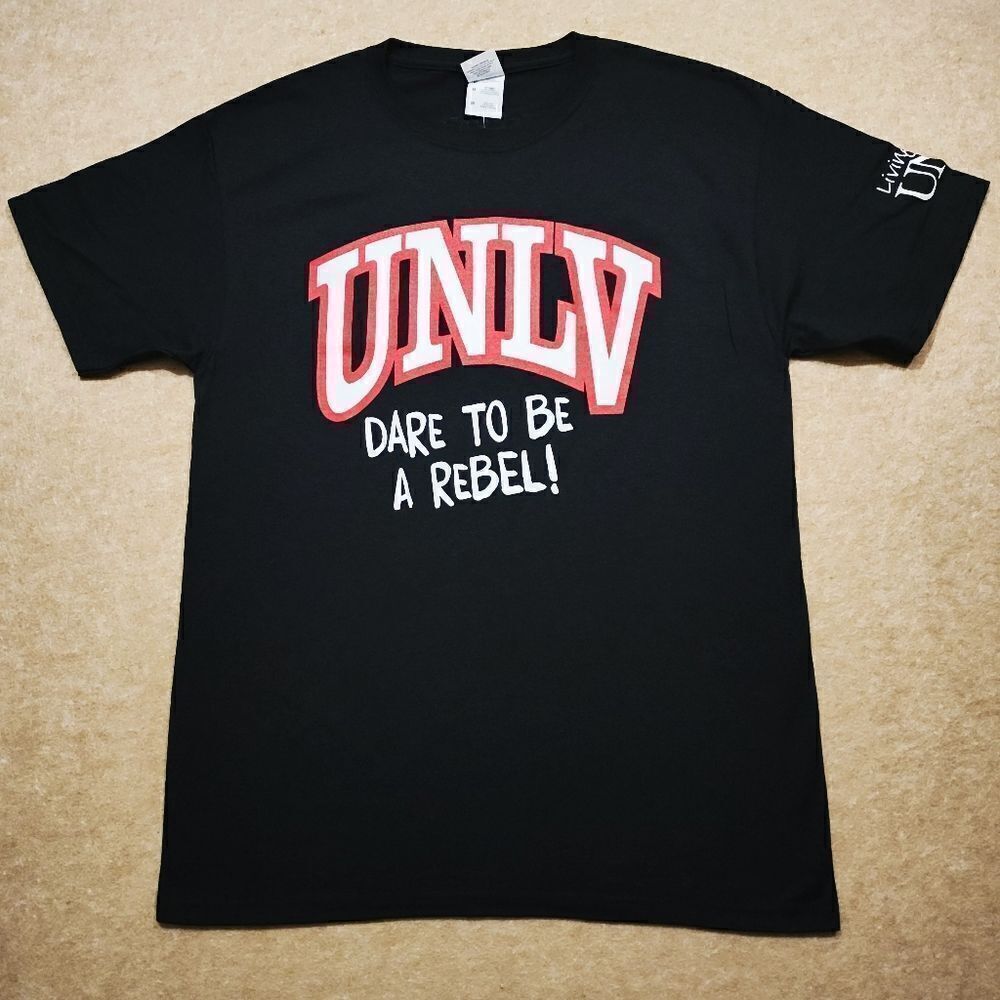 Jerzees UNLV Black Graphic Dri-Power Unisex T-Shirt #4